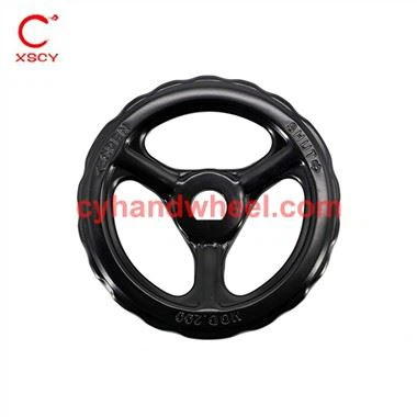 Handwheel ปั๊มสีดำสำหรับวาล์ว